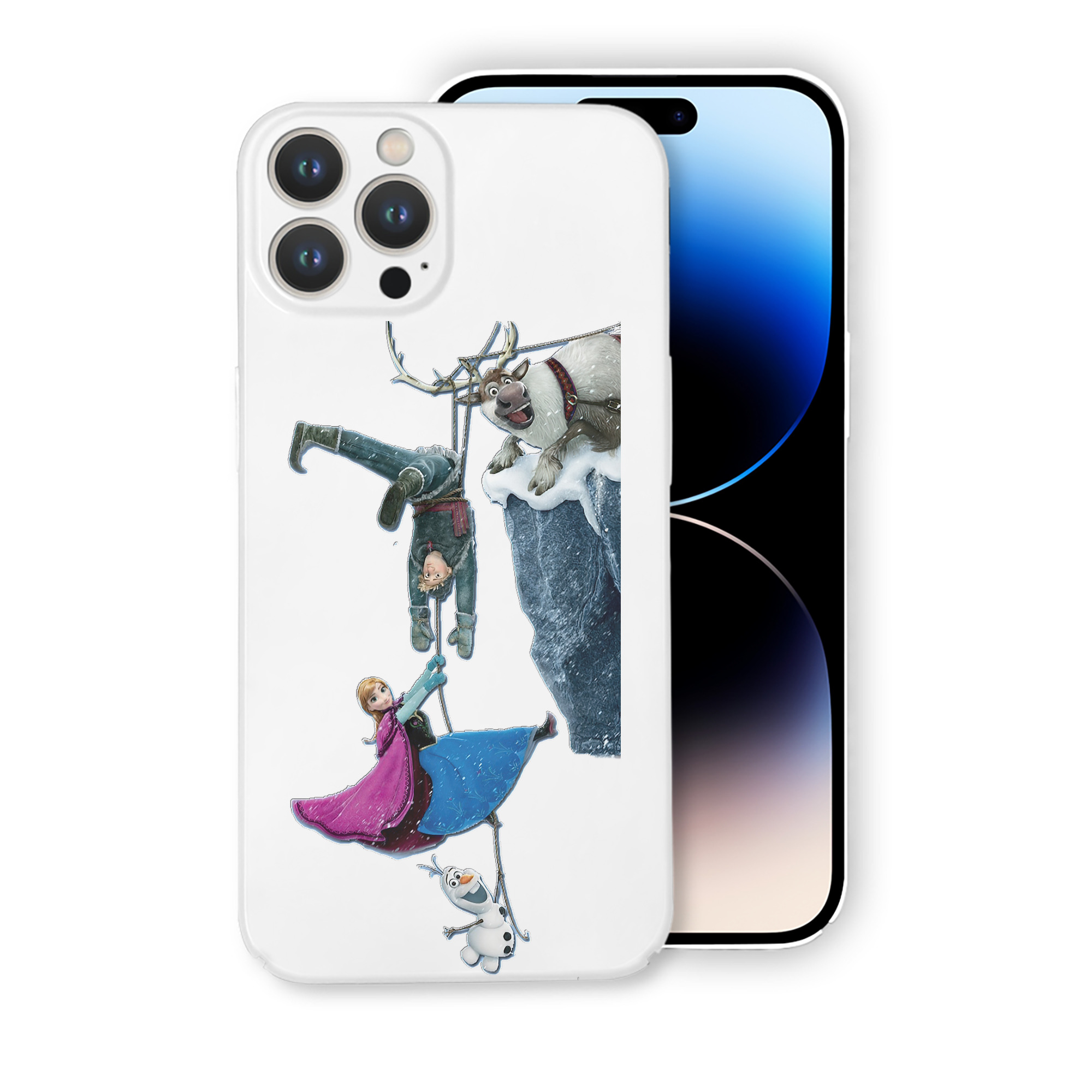 （画像用） アナと雪の女王 アンナ エルサ Frozen Anna Elsa 【iPhone 14シリーズ対応】ハードケース